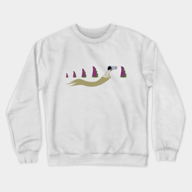 Tentacle Evolution Crewneck Sweatshirt by mercenary